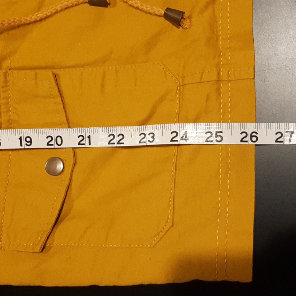 Mustard lightweight coat with hood - Picture 9 of 13